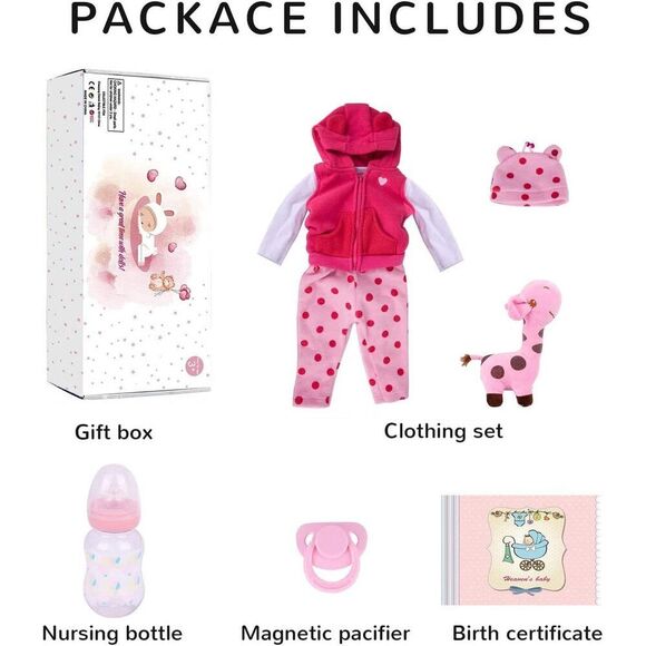 Charex Realistic Reborn Baby Doll - 22 Inch Lifelike Newborn Girl Toy With Real - Picture 6 of 15